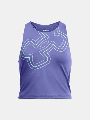 Under Armour Tank Top Motion Branded Crop Tank - PPL - Girls