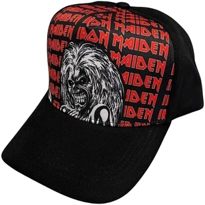 Iron Maiden Gorra Eddie Logo Repeat Black