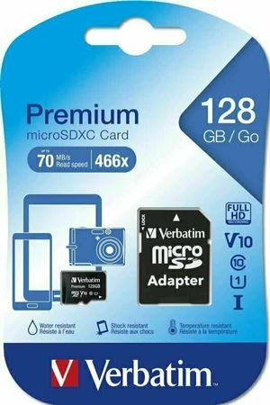 Verbatim SDXC 128GB micro Premium Micro SDXC 128 GB Carte mémoire