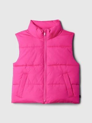 GAP Children's quilted waterproof vest - Girls