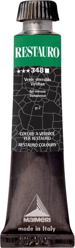 Maimeri Varnish Restauro Vopsea de restaurare Viridian 348 20 ml 1 buc