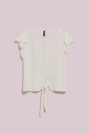 WOMEN'S SHIRT L-KO-4048 OFF WHITE