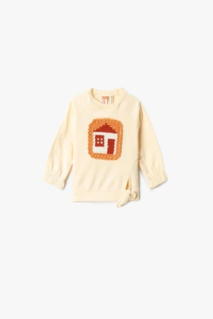 Koton Baby Girl Beige Sweatshirt