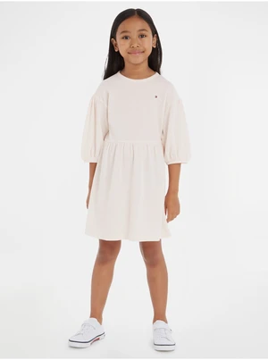 Light Pink Girls' Dress Tommy Hilfiger Structured Knit Dress - Girls