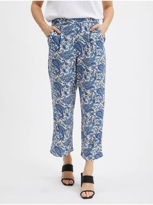 Orsay Blue Women Patterned Culottes - Women