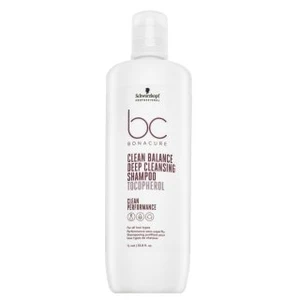 Schwarzkopf Professional BC Bonacure Clean Balance Deep Cleansing Shampoo Tocopherol hĺbkovo čistiaci šampón pre všetky typy vlasov 1000 ml