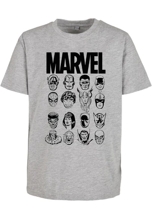 Marvel Crew Children's T-Shirt Heather Grey