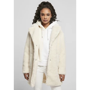 Dámský oversized Sherpa Coat whitesand