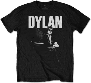 Bob Dylan Koszulka At Piano Unisex Black M