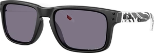 Oakley Holbrook 9102Z555 Matte Black/White/Prizm Grey Occhiali lifestyle