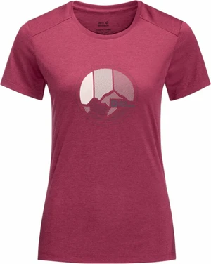 Jack Wolfskin Crosstrail Graphic T W Sangria Red One Size T-Shirt