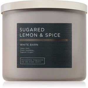 Bath & Body Works Sugared Lemon & Spice vonná sviečka 411 g