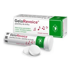 GELOREVOICE Pastilky do krku třešeň mentol 10 kusů