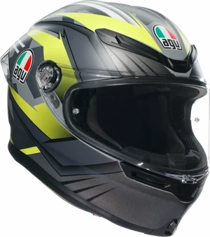 AGV K6 S Excite Matt Camo/Yellow Fluo XL Casque