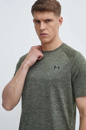 Tréningové tričko Under Armour zelená farba, jednofarebné, 1326413