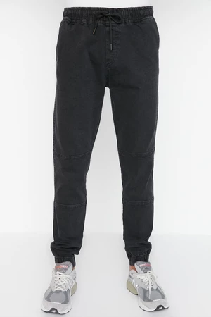 Trendyol Anthracite Comfort Fit Stitch Detail Jogger Jeans Jeans