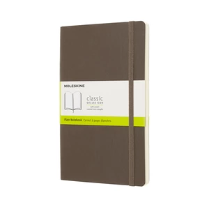 MOLESKINE Zápisník mäkký čistý hnedý L (192 strán)