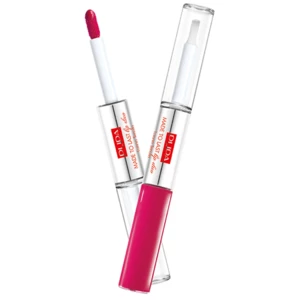 PUPA Milano Dlouhotrvající tekutá rtěnka Made To Last Lip Duo (Liquid Lip Colour) 2 x 4 ml 004 Geranium Fuchsia