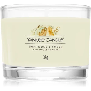 Yankee Candle Soft Wool & Amber votívna sviečka 37 g