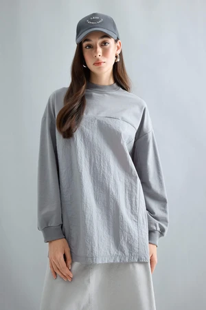 DEFACTO Regular Fit Crew Neck Long Sleeve Tunic