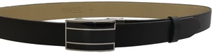 Penny Belts Pánský kožený společenský opasek 35-020-A6 black 90 cm