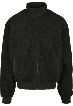 Boxy Sherpa Jacket černá