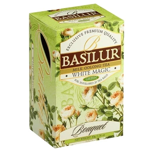 BASILUR Bouquet White Magic zelený čaj 25 sáčků