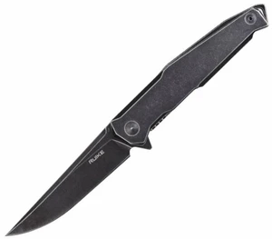 Ruike P108-SB Black Stonewash Taktische Klappmesser