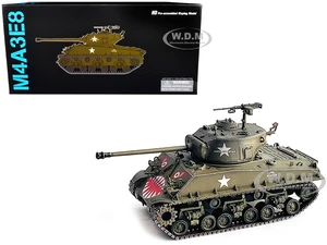 United States M4A3E8 Sherman "Tiger Face" Tank Olive Drab "89th Tank Battalion Korea" (1951) "NEO Dragon Armor" Series 1/72 Plastic Model by Dragon M