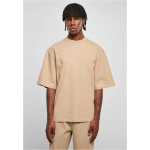 Organic T-shirt with Oversized Sleeve UnionBeige