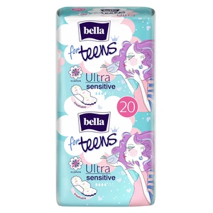 BELLA For Teens Ultra Sensitive Hygienické vložky s křidélky 20 ks