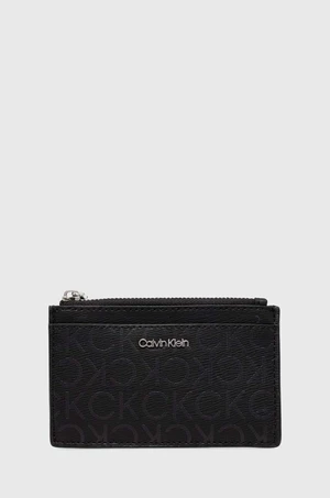 Peňaženka Calvin Klein dámska, čierna farba, K60K611935