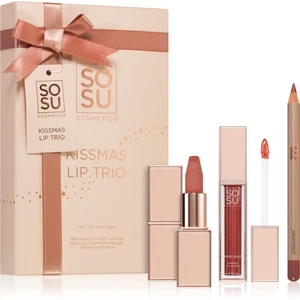 SOSU Cosmetics Kissmas Lip Trio darčeková sada na pery