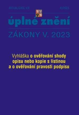 Aktualizace V/4 2023 Obecní úřady