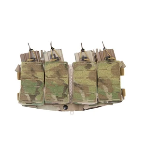 Predná platforma Hybrid Rifle Zipper Chest Rig Husar® – Čierna (Farba: Čierna)