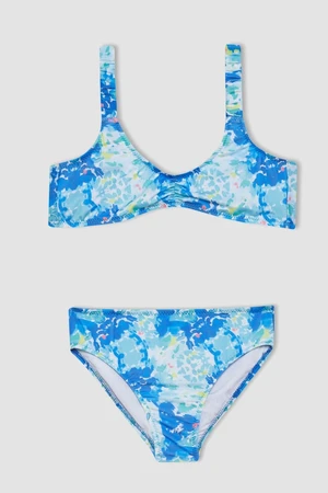 DEFACTO Girl's Patterned Bikini Set