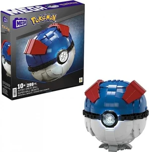 Pokémon stavebnice Jumbo Great Ball - Mega Construx 13 cm