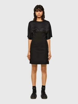 Diesel Dress - DSTAR black with high waist