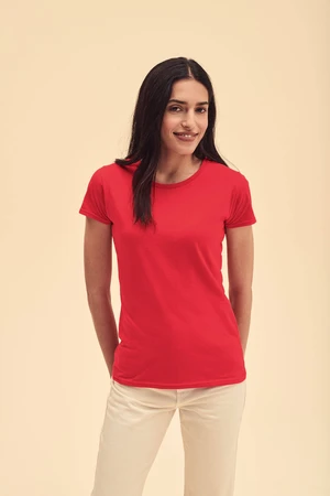 Iconic red Fruit of the Loom Women's T-shirt