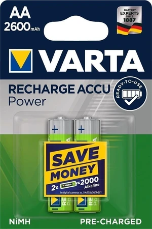 Varta HR06 Professional Accu 2600mAh 2 AA batérie