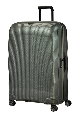 Samsonite Skořepinový cestovní kufr C-lite Spinner 123 l - zelená