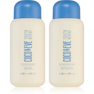 Coco & Eve Youth Revive Pro Youth Hair Duo Kit sada (pro lesk a hebkost vlasů)