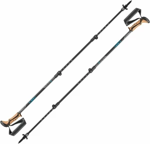 Leki Khumbu Lite AS Black/Petrol/Dark Anthracite 100 - 135 cm Turistické palice