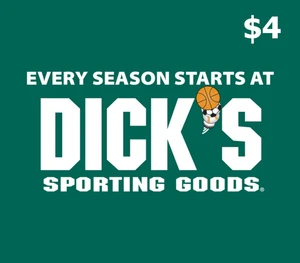 Dicks Sporting Goods $4 Gift Card US