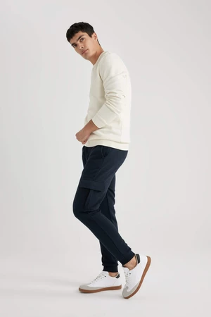 DEFACTO Slim Fit Rib Hem With Cargo Pocket Sweatpants