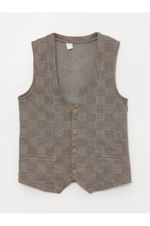 LC Waikiki Plaid Boys' Vest