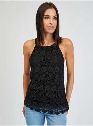 Orsay Black Ladies Lace Tank Top - Women