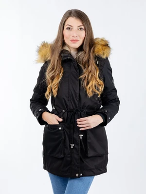 Women's parka GLANO - black