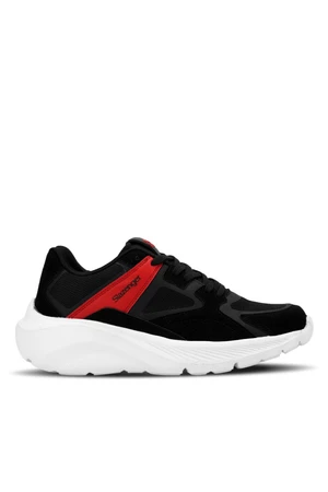 Slazenger LAND Sneaker Mens Shoes Black / Red