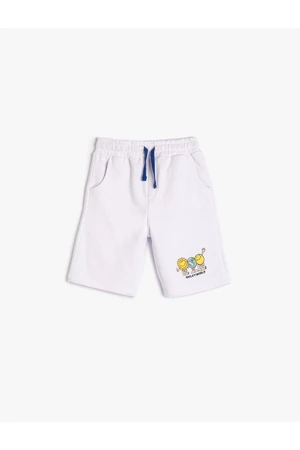 Koton Shorts - White - Normal Waist